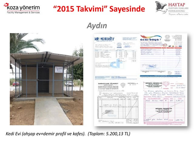 Haytap 2015 Takvimleri Sayesinde Yapılanlar