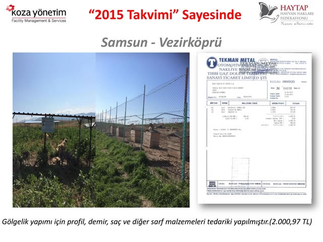 Haytap 2015 Takvimleri Sayesinde Yapılanlar