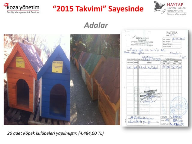 Haytap 2015 Takvimleri Sayesinde Yapılanlar