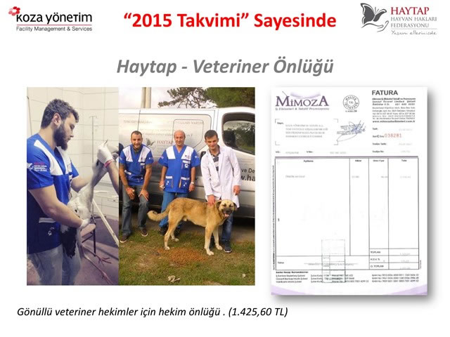 Haytap 2015 Takvimleri Sayesinde Yapılanlar