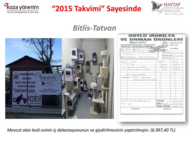 Haytap 2015 Takvimleri Sayesinde Yapılanlar