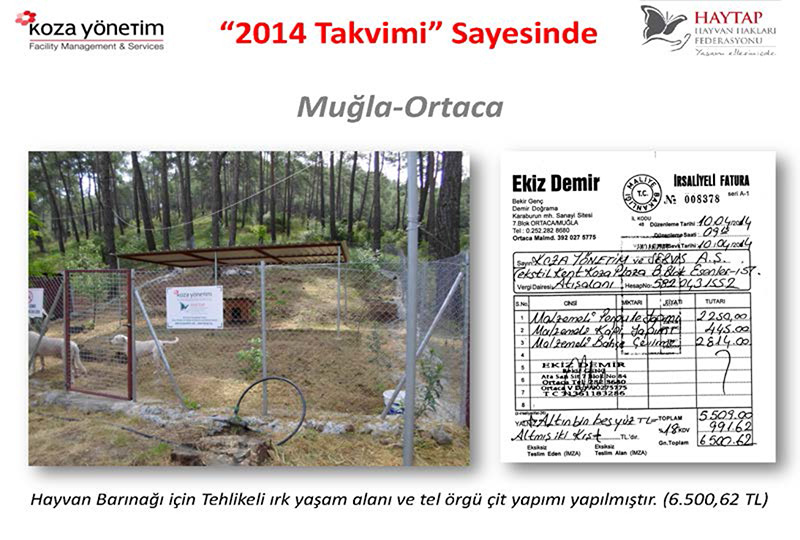 Haytap 2014 Takvimleri Sayesinde Yapılanlar