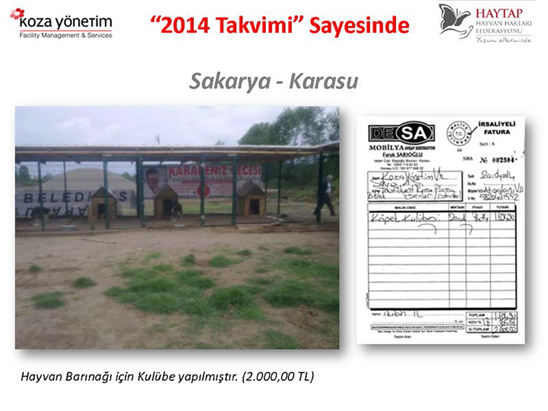 Haytap 2014 Takvimleri Sayesinde Yapılanlar