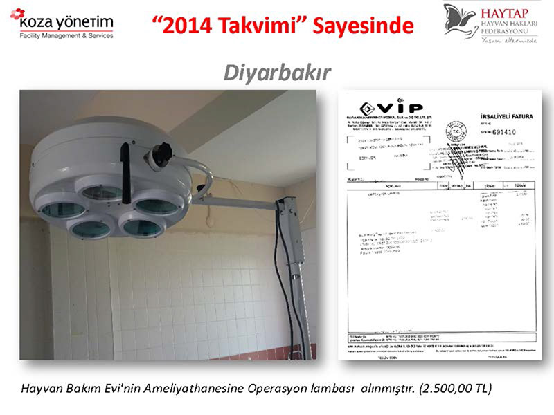 Haytap 2014 Takvimleri Sayesinde Yapılanlar