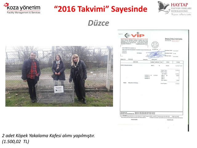 Haytap 2016 Takvimleri Sayesinde Yapılanlar