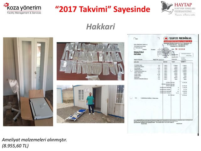 Haytap 2017 Takvimleri Sayesinde Yapılanlar