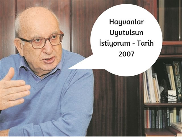 Hayvanlar Uyutulsun İstiyorum Ege Cansen - Tarih 2007