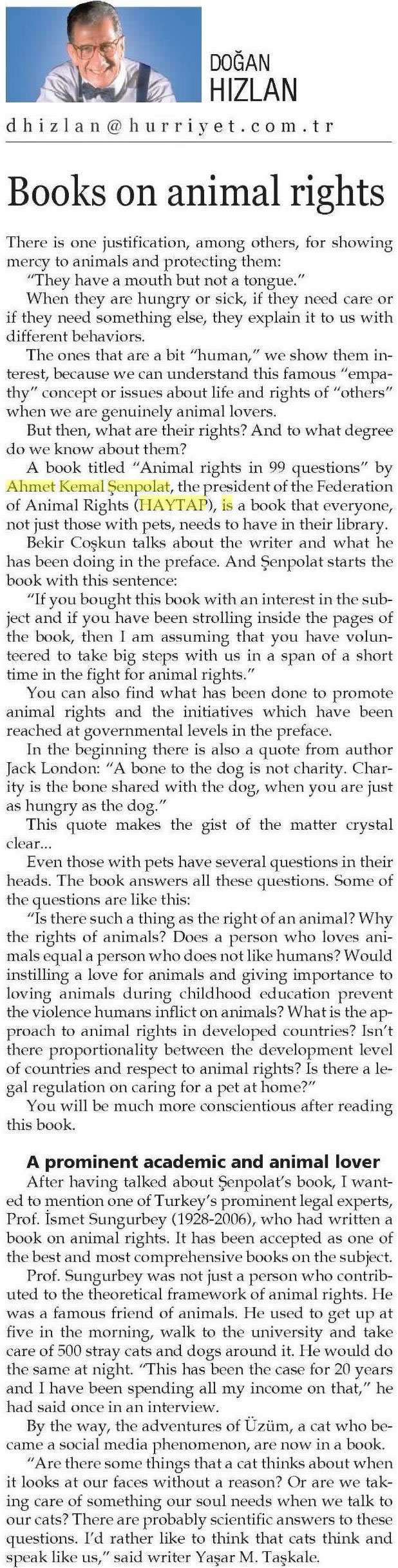 Books on animal rights