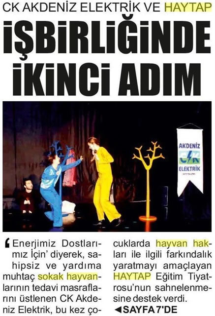 CK Akdeniz Elektrik ve Haytap İşbirliğinde İkinci Adım