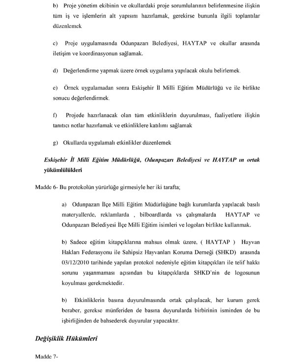 Haytap, Start Aldığı Eğitim Projesi Protokolünü Bu Defa Eskişehir’de İmzaladı.