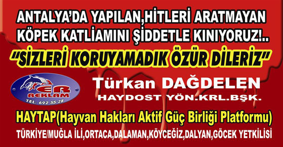 Antalya Katliamında Ne Yapmıştık ! Anımsayalım.