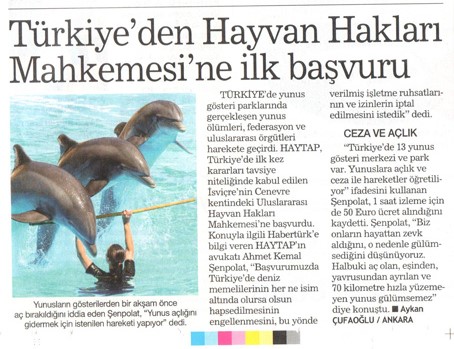 Türkiye’den Hayvan Hakları Mahkemesine İlk Başvuru - Habertürk