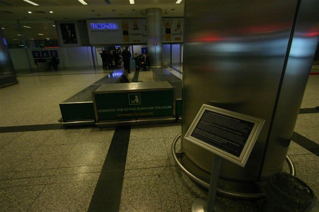 The Boards We Put in the Istanbul Airport International Terminal