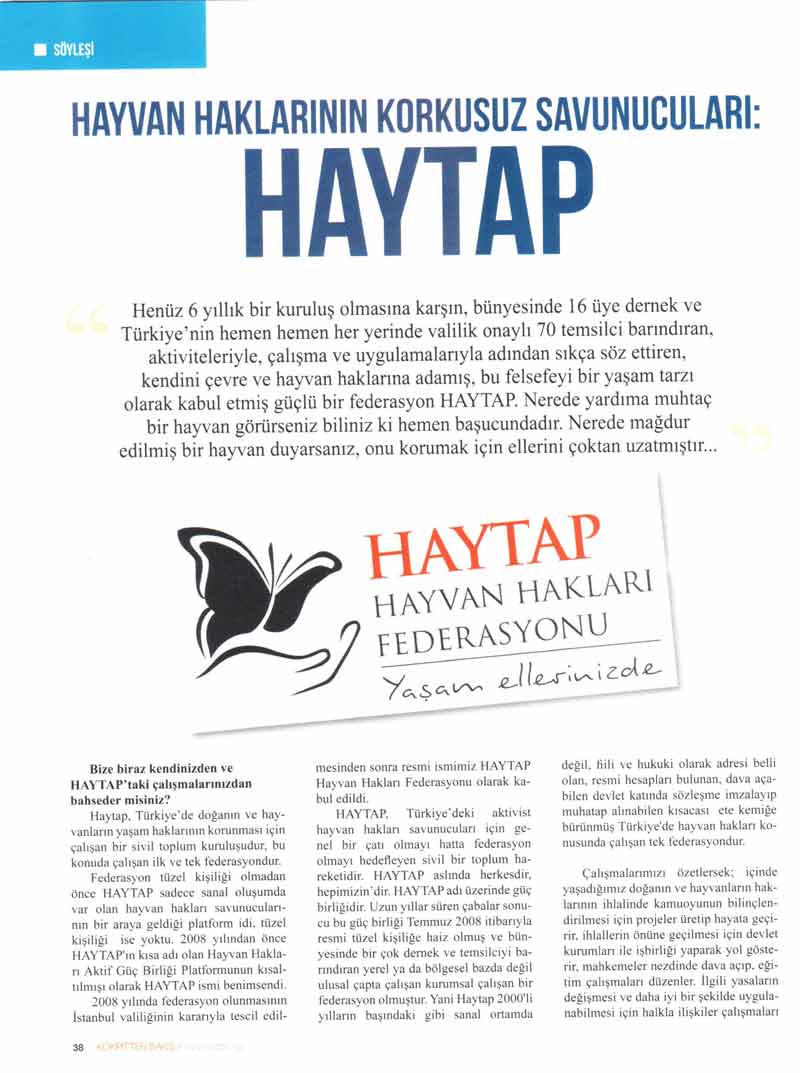 Kokpit  Dergisinde Haytap 