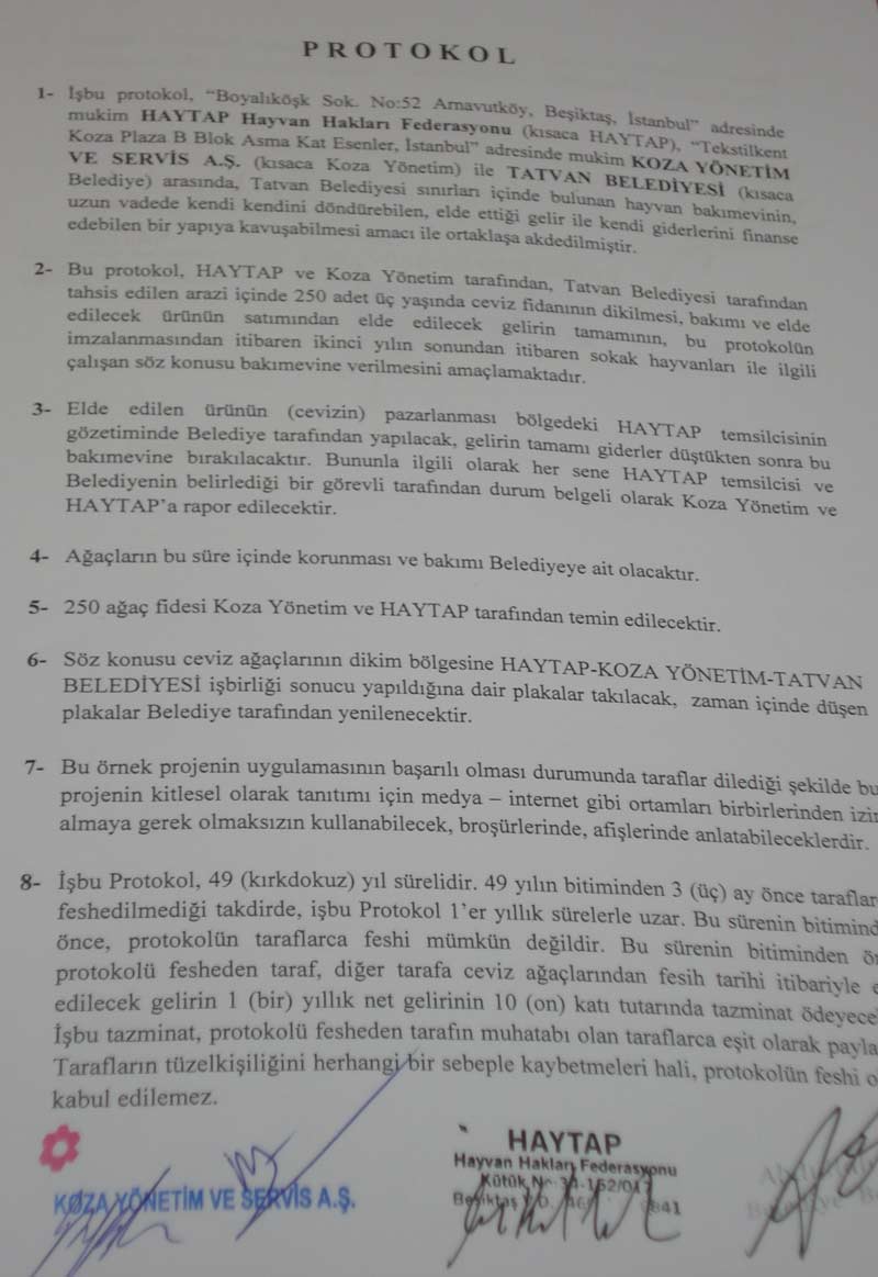 Haytap 2013 Takvim Geliri Tatvan’da ..Kendini Finanse Eden Proje