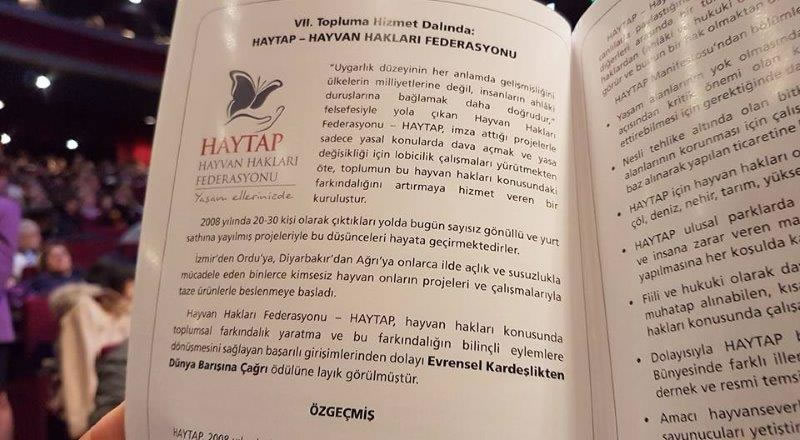 Toplumsal Alanda En İyi Hizmet Veren STK Ödülü  Haytap’a !