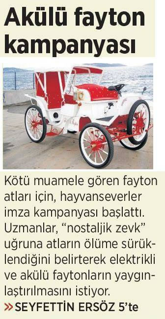 Atları Nostaljiye Kurban Etmeyelim - Milliyet Gazetesi